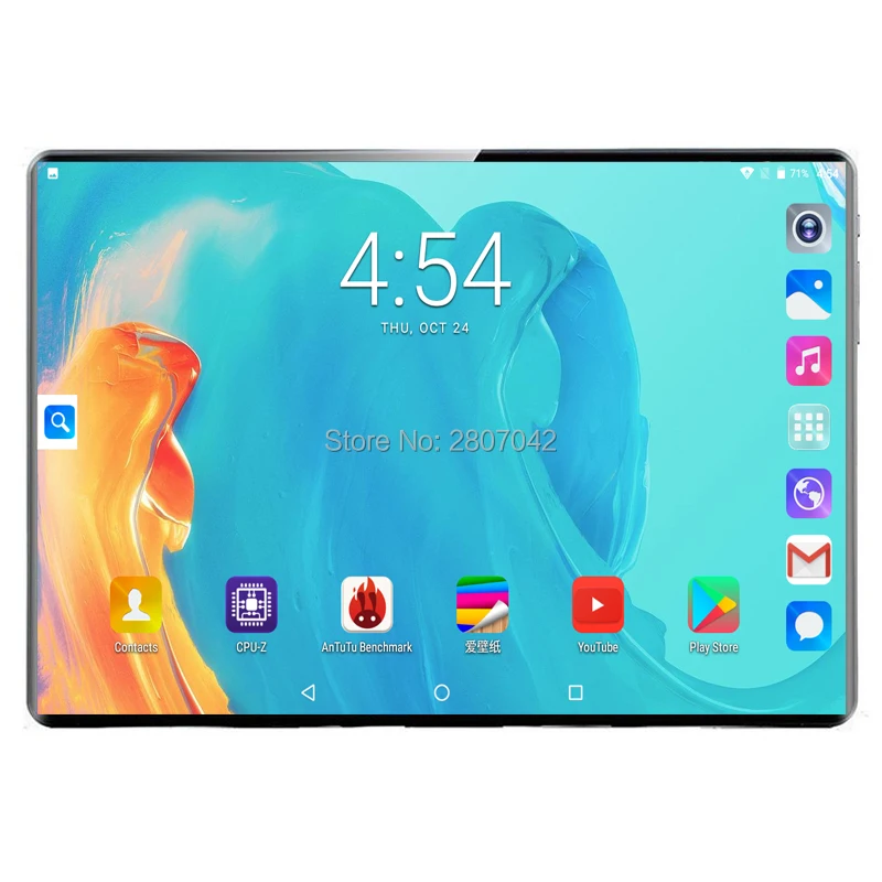 2020 4G LTE 128 ГБ глобальная Bluetooth Wifi Android 9 0 10 1 дюймов планшет ядер 8 Гб ram rom две sim карты