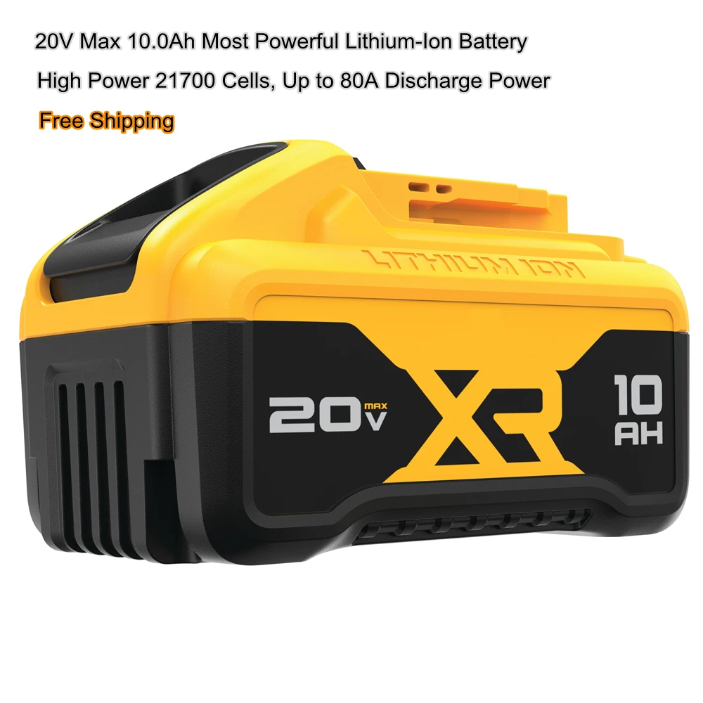 Заводская Новинка комплект литий-ионных батарей 20 в 10 0 Ач для DCB210 Dewalt