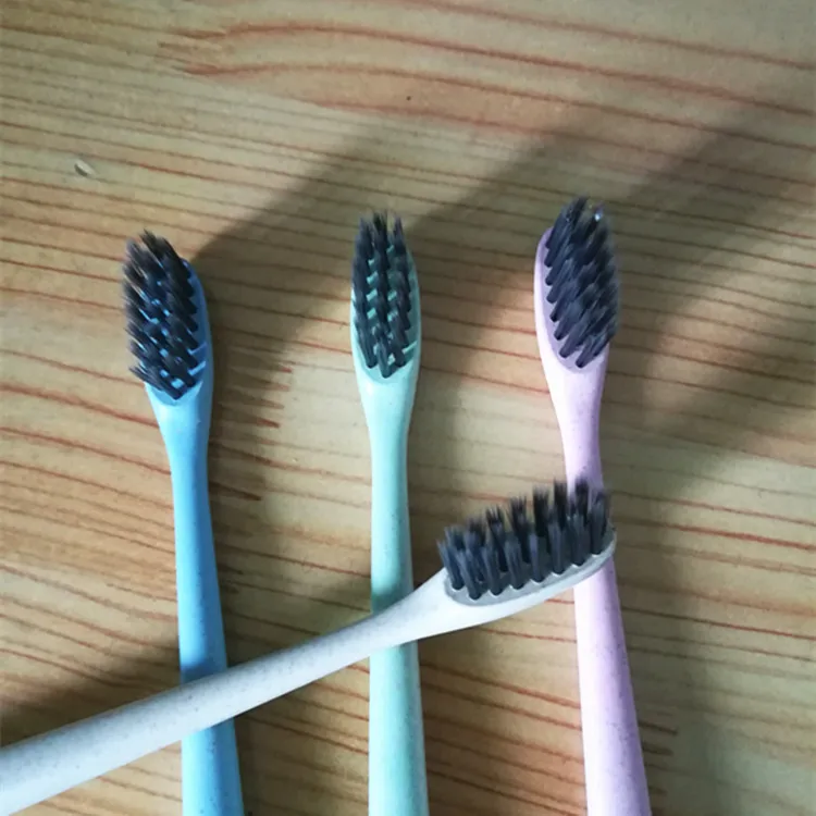 Креативная Пшеничная солома мягкая Щетинная зубная щетка для пар в Корейском стиле гингивал чистящие инструменты зубная щетка для путешествий зарубежный т