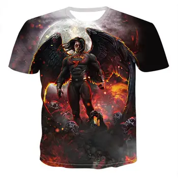 

2020 New Skull 3D t-shirts Men Women Angel Demon War 3D Print Short Sleeve Tees Shirts Streetwear Summer Top dropshipping S-6XL