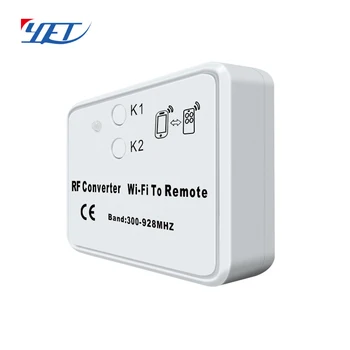 

Wifi Free shipping cost!! 50pcs Converter Garage Door remote Control Mobile Phone APP controller Gate RF Converter