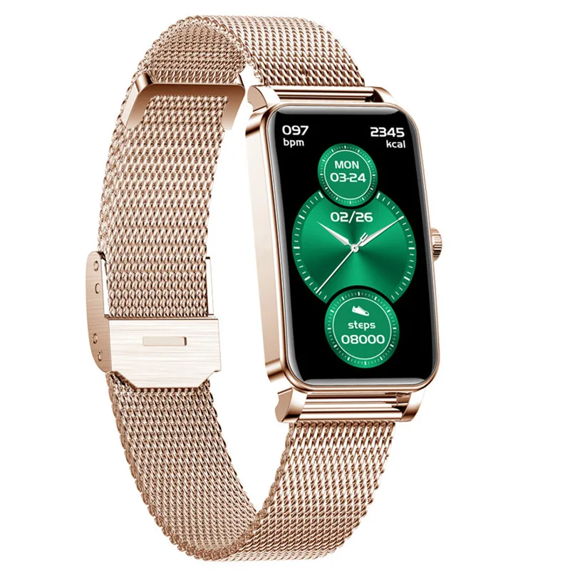 ZX19 Smart Watch Women Girl Fashion Smartwatch Heart Rate Bood Pressure Sports Fitness Wristband Customizable Dial Bracelet 