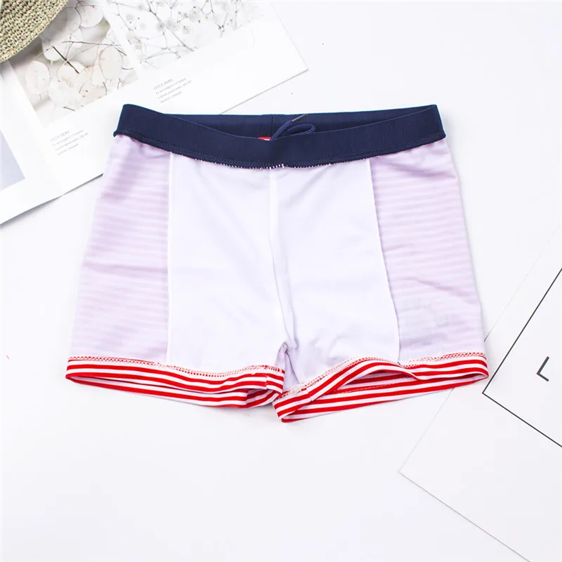 Striped Print Boy Kids Trunks Children Swimsuit Boys Short Swimwear Short Swimming Trunk Summer Bathing Suit A136