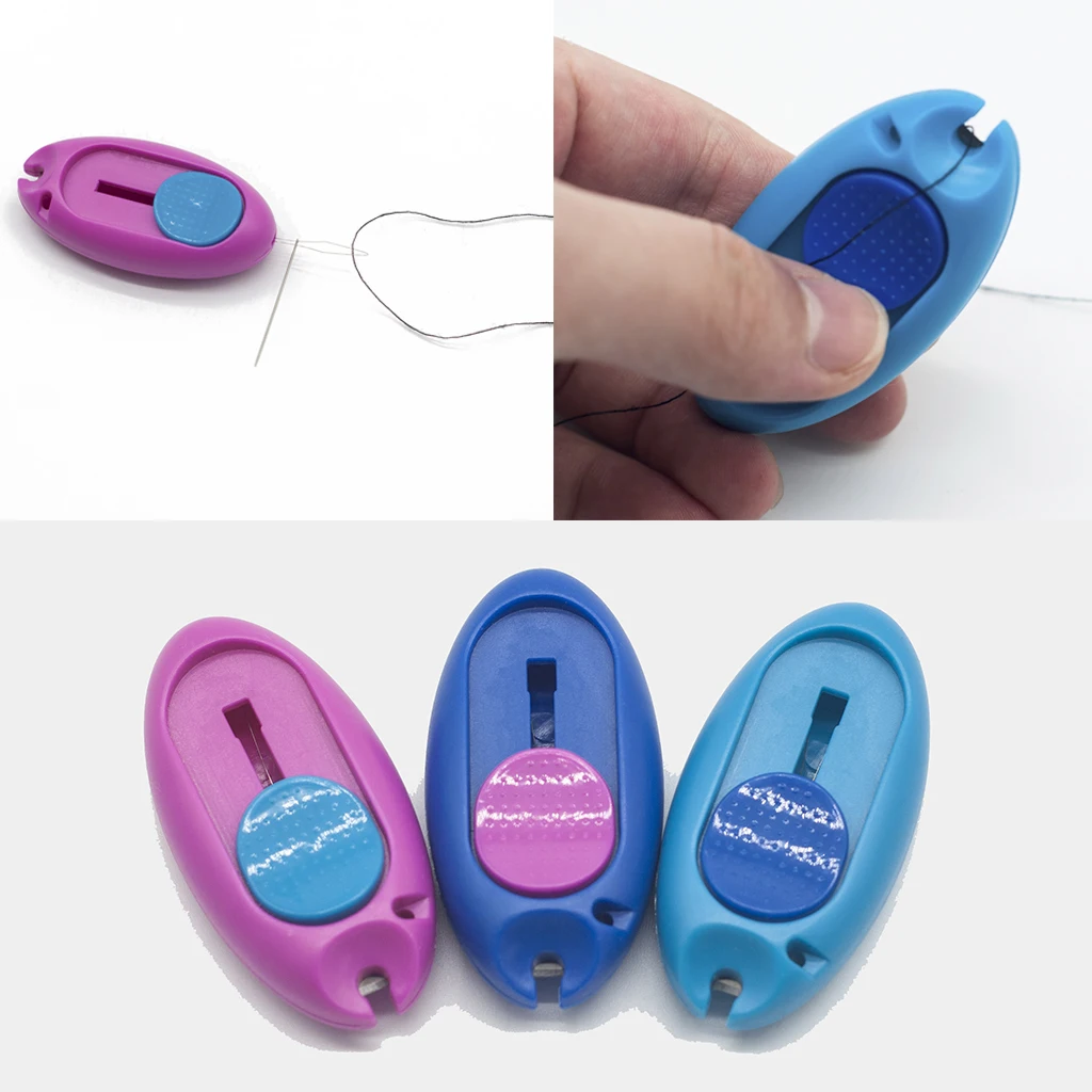 Plastic Manual Needle Threaders Insert Accessory Sewing Tool for Sewing Machine