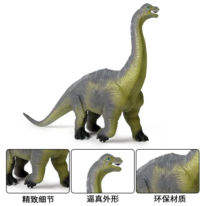 Статическая модель, пластиковый динозавр, животный мир, Игрушечная модель Посейдон, наручные варактилы, морской дракон, Диплодок, бронтозавр