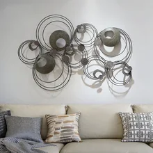 Американская гостиная диван фон настенный креативный кулон спальня кулон украшение стены ручной работы из кованого железа украшение стены