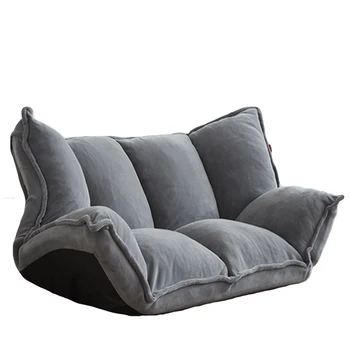 

Lazy Couch Tatami Single Floor Sofa Bed Removable Washable Folding Chair Candy Color Casual Bedroom Yang