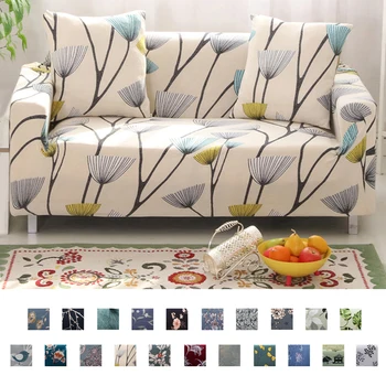 

Urijk Stretch Slipcovers Sectional Elastic Stretch Sofa Cover for 1/2/3/4-seater Living Room Couch Cover L shape Armchair Cover