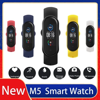 

M5 Sport Smart Watch Men Women Heart Rate Monitor Blood Pressure Fitness Tracker Smartwatch Band 5 Sport Watch for IOS Android
