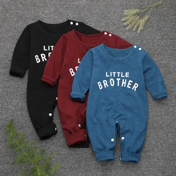 

Best Selling 2020 Products Newborn Infant Baby Boy Girl Button Letter Romper Jumpsuit Playsuit Clothes Dropshipping Wholesale