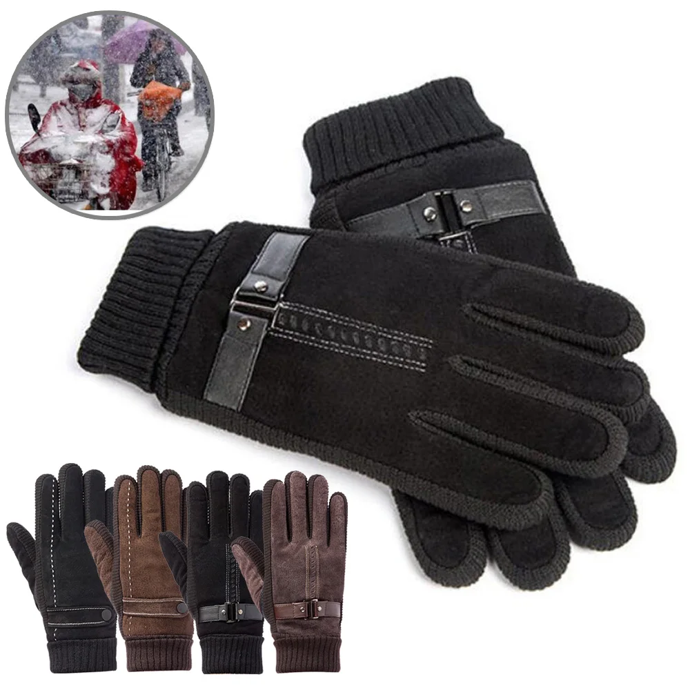 

Windproof Cycling Gloves Touch Screen Riding MTB Bike Bicycle Gloves Thermal Warm Motorcycle Winter Autumn Bike Gloves