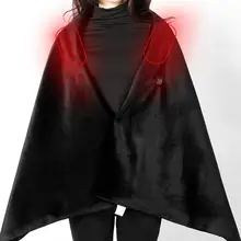 Домашний офис теплый USB Перезаряжаемый шаль плащ шарф электрическое отопление одеяло