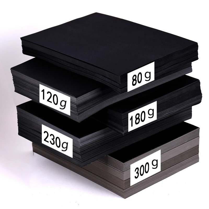 ورق أسود فارغ للكتابة على الجدران ورق يدوي الصنع A4 A3 8k 4k 80g 180g 300g ورق مقوى ورق رسم يدوي فارغ Aliexpress