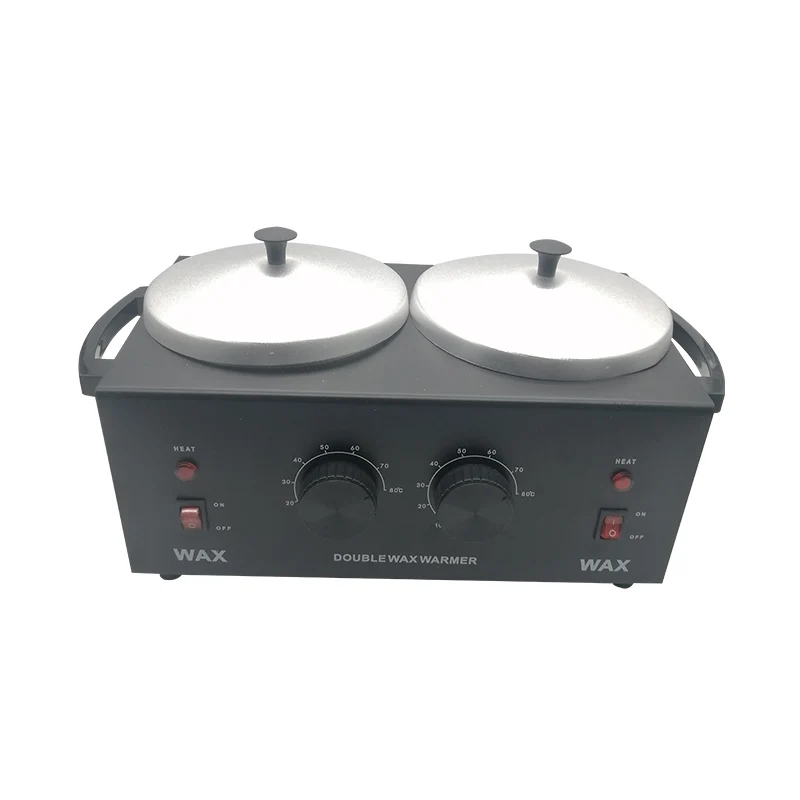 Wax Heater Electric Double Wax Warmer Machine For Hair Removal Double Chamber For Paraffin Salon