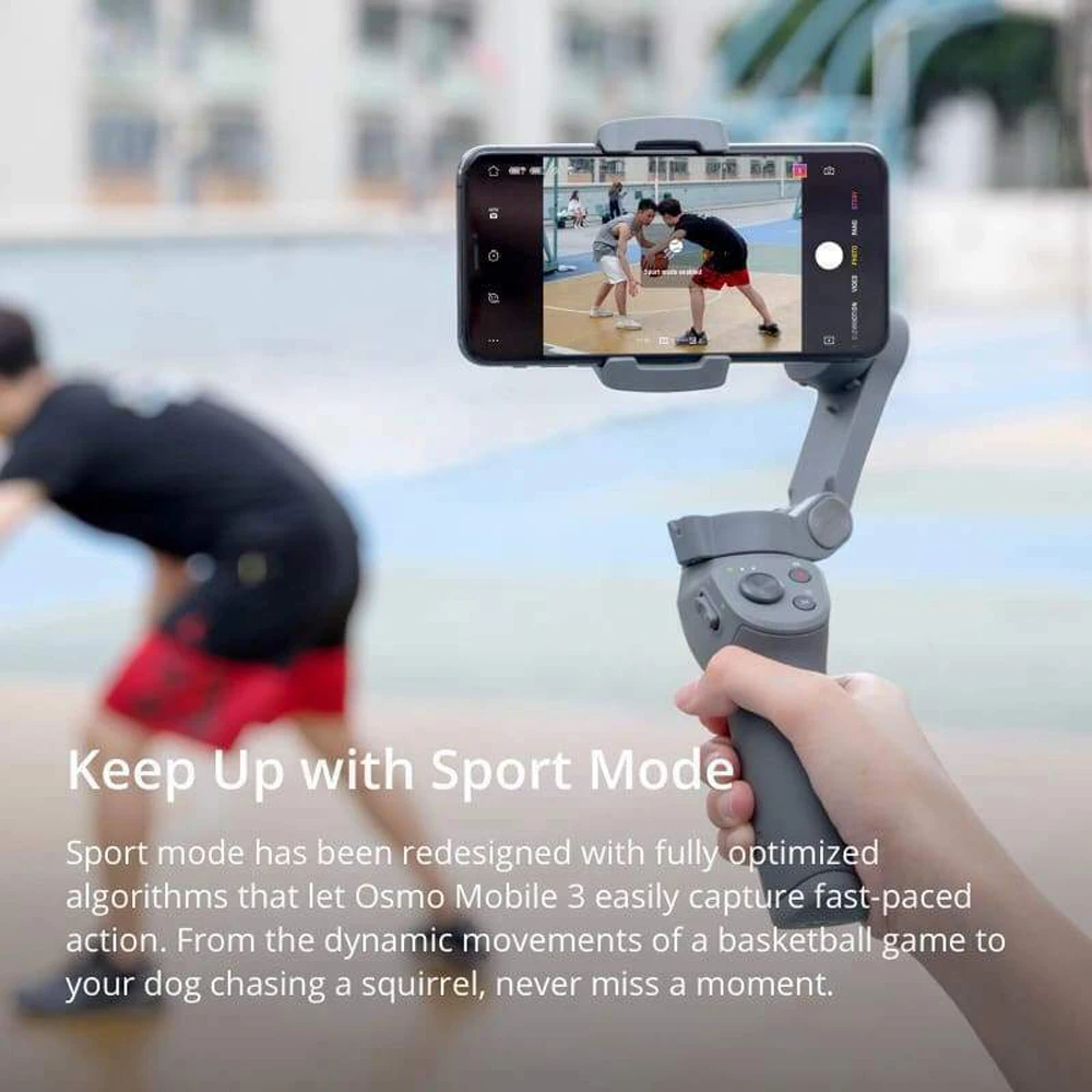 DJI Osmo Mobile 3 складной ручной шарнир для смартфонов поддержка Quick rolling ActiveTrack 3,0 спортивный режим