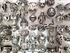 25pcs/lot Animals Rocker Biker Man Ring Dragon Snake Elephant Owl Big Men Ring Party Gift Wholesale Mixed 6