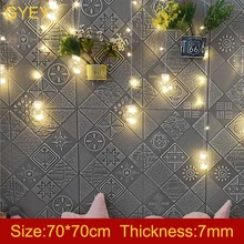 3D стерео наклейки на стену, самоклеющиеся обои для спальни, водонепроницаемые креативные настенные красные обои для гостиной, скандинавские обои