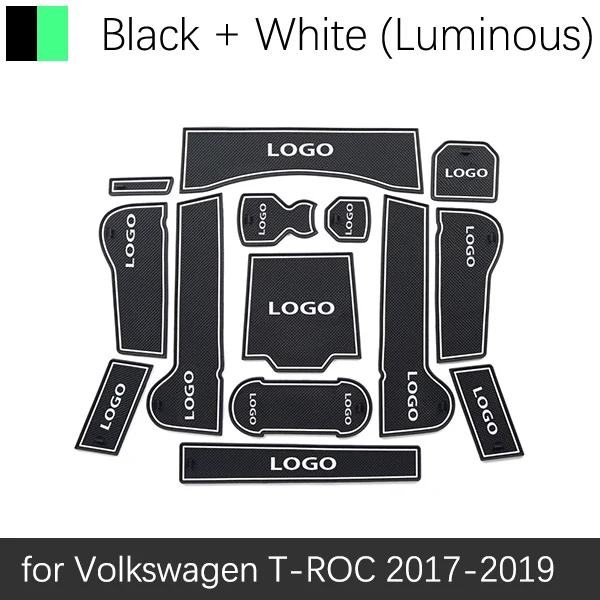 Противогрязный коврик для VW T-ROC Volkswagen TROC T ROC аксессуары для двери паз слот для ворот Противоскользящий коврик для автомобиля