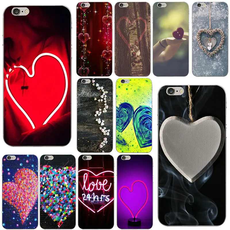 I Love Ny Red Heart Мягкий ТПУ силиконовый чехол для iPhone X XR XS Max 7 6 6s 8 Plus 5 5S SE 5C 4 4s |