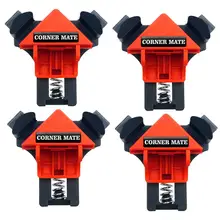 WINOMO 4Pcs Multifunctional 90 Degree Angle Clamp Corner Vise Right Angle Clip Frame For Home DIY Woodworking Photo Frame WINOMO 4Pcs Multifunctional 90 Degree Angle Clamp Corner Vise Right Angle Clip Frame For Home DIY Woodworking Photo Frame