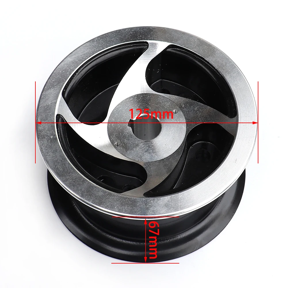 Diameter 17mm/19mm Wheel Hub for 2.50/2.80-4 Tire Rim for Electric Wheel Scooter Bike Mini ATV Motorcycles Wheels ball bearing