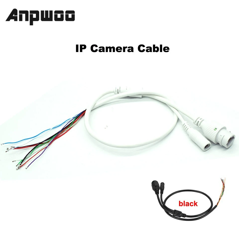 Кабель для ip-камеры кабель замены кабеля RJ45 камеры DC12V видеонаблюдения замена