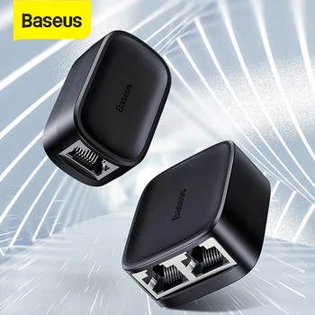 

Baseus RJ45 Connector Ethernet Adapter Female to Female Network Cable Extender Plug Splitter Extension Cable for Ethernet Cable