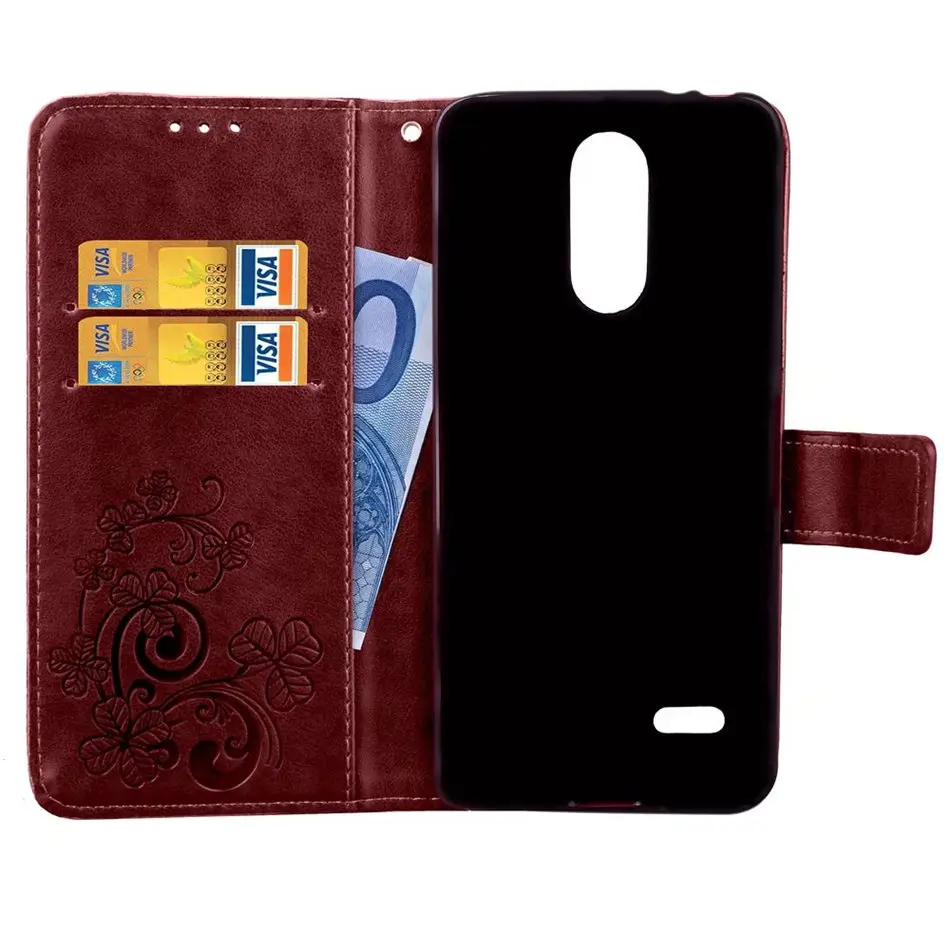Кожаный чехол бумажник с откидной крышкой для LG K61 K51S K41S K50S K40S K20 K30 2019 K50 Q60 Stylo 6 5 4 K11