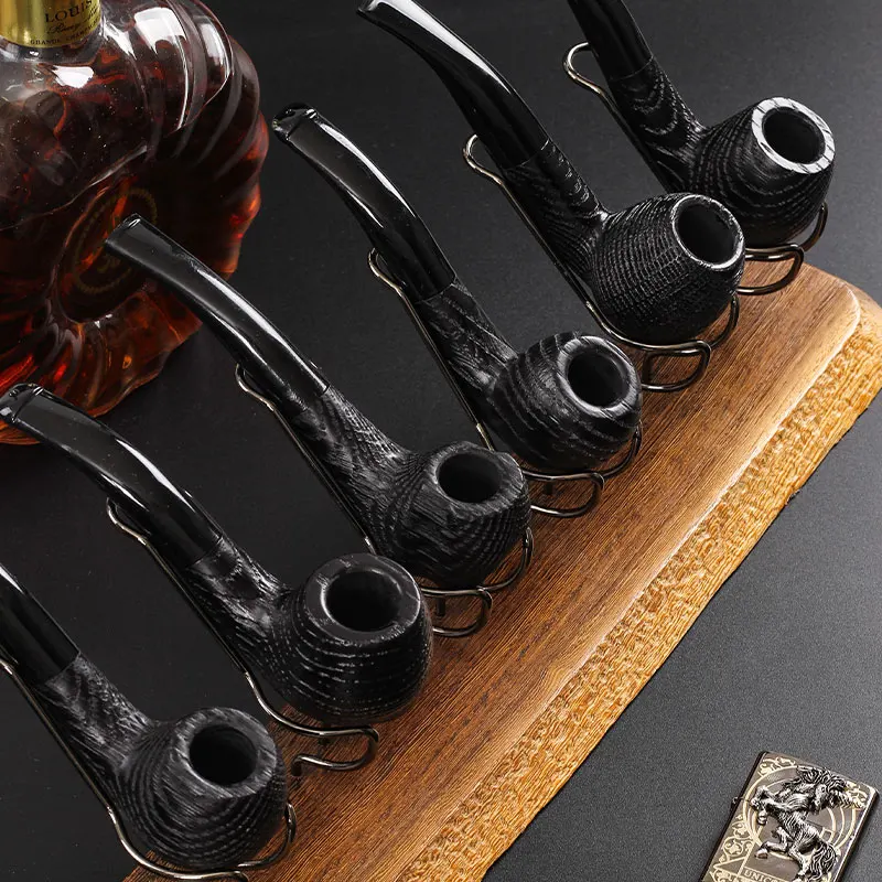 Новинка 1 шт. Высококачественная дубовая трубка для курения деревянная табака с