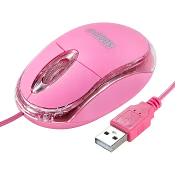

Wired usb Mini Mouse optical Ergonomics mouse with Breathing led light For PC Laptop Desktop Mouse pink girls children gift