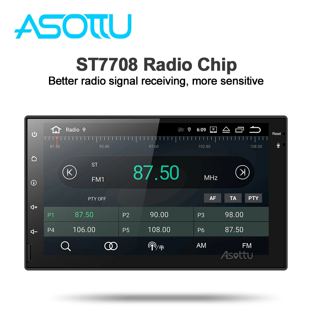 Автомобильный dvd плеер Asottu NI601 android 9 0 PX6 для Nissan Note Xtrail Qashqai Almera универсальный