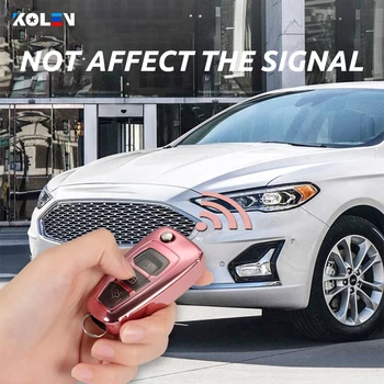 Molle di TPU Auto Pieghevole Della Copertura Della Cassa Chiave Per Ford Focus 2 3 MK2 MK3 ST RS Ecosport Ranger C-max S-Max Fuga Fuga Fiesta Supporto Borsette - Molle di TPU Auto Pieghevole Della Copertura Della Cassa Chiave Per Ford Focus 2 3