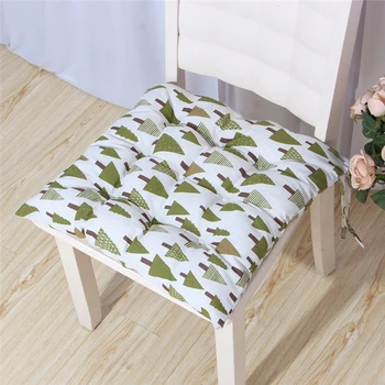 

40x40cm Carton Home Chair Cushion Office Cotton Seat Cushion Soft And Breathable Pillow Car Kitchen Restaurant Bar Seat Pad Mat