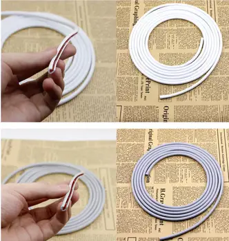 

200sets Car Door Moulding Rubber Strip Trim Guard Edge Protector Cover Black/White/Gray 5/8/10m