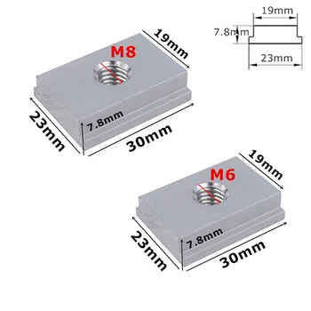

T-track Sliding Aluminum Alloy Nut T Slot Woodworking Tool Screw Jigs Fastener