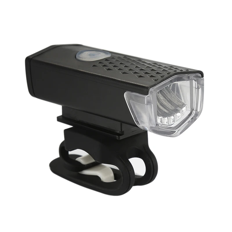 Bike Light USB Rechargeable 300 Lumens 3 Modes Bicycle Light Front Cycling Headlight Bicycle LED Flashlight Waterproof Lamp