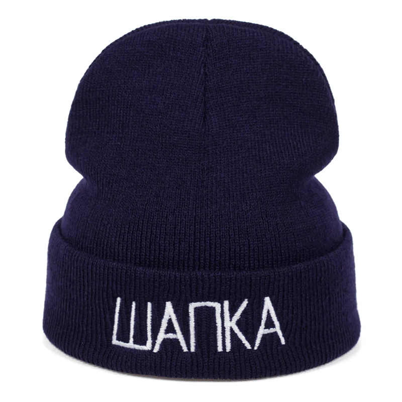 Новая шерстяная шапка с вышитыми буквами WANKA, модные Универсальные шапки с капюшоном для пары, осенняя и зимняя уличная теплая шапка для холодной погоды