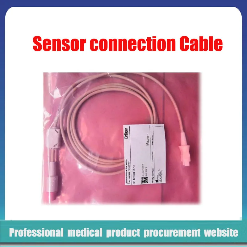 

Original Draeger Neonatal Flow Sensor cable Flow sensor connector cable For V300 VN500 8416600