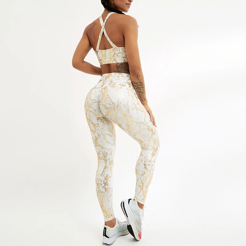 Hot Pink Snake Print Leggings