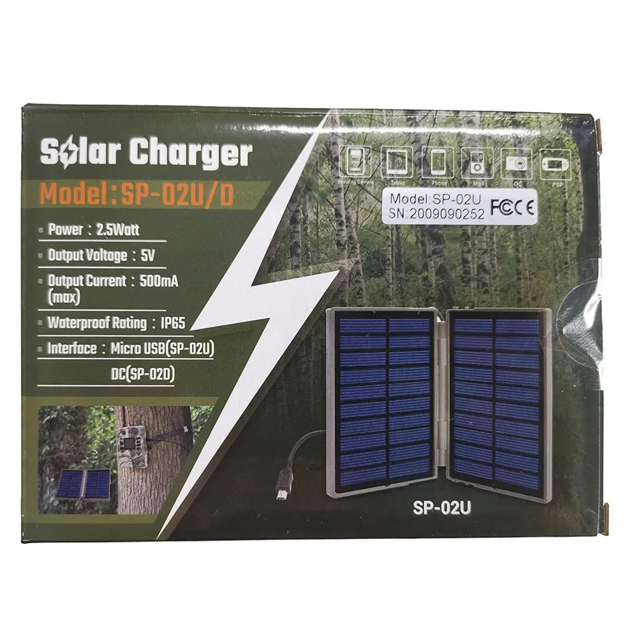Boly BG410-DFPS Solar Panel Night Vision 100ft 0.7s Full Set Of Hunting Trail Game Cameras TF Card Batteries Include Photo Traps