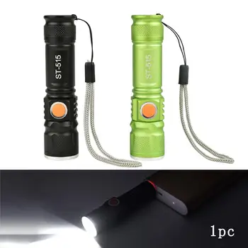 

600LM T6 LED Mini USB Charging Flashlight Zoomable 3-Modes Light