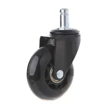 5PCS Office Chair Caster Wheels2.5 Inch Swivel Rubber Caster Wheels Replacement Soft Safe Rollers Furniture Hardware 5PCS Office Chair Caster Wheels2.5 Inch Swivel Rubber Caster Wheels Replacement Soft Safe Rollers Furniture Hardware
