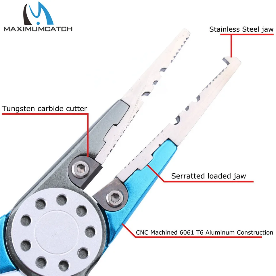 Максимальная рыбалка плоскогубцы из нержавеющей стали Крюк Резак Линия Удалить аксессуары для рыбалки снасти инструмент