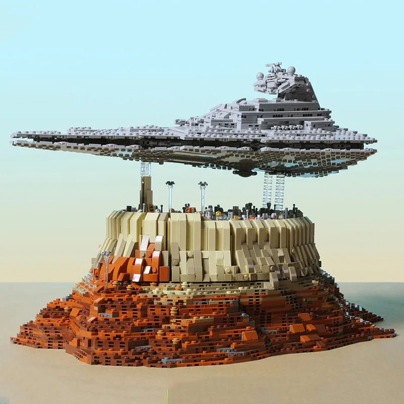 Форма король 21007 5162 шт Звездный план Империя над Jedha городской строительный блок