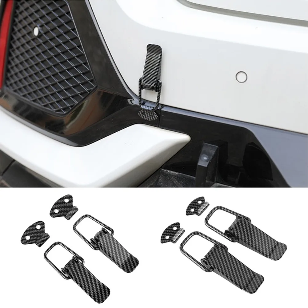 2 шт. автомобильная Модифицированная задняя застежка из углеродного волокна |