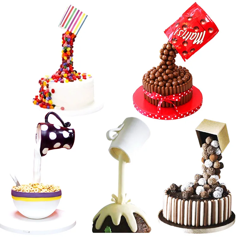 Practical Fondant Cake Chocolate Decoration Mold Creative Food Grade Plastic Cake Stand Support Structure DIY Baking Tools