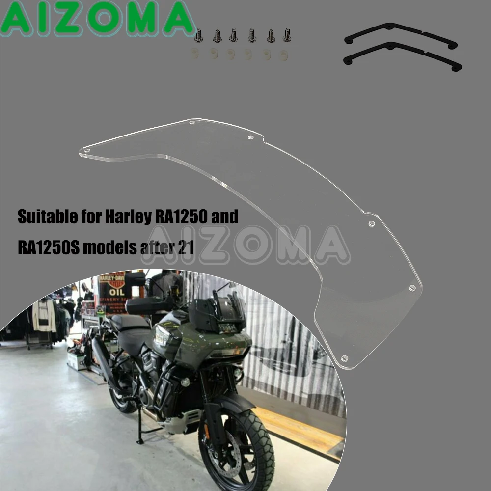 

Acrylic Clear Motorcycle Headlight Protector Light Cover Protective Guard for Harley Pan America 1250 RA1250 RA1250S After 2021