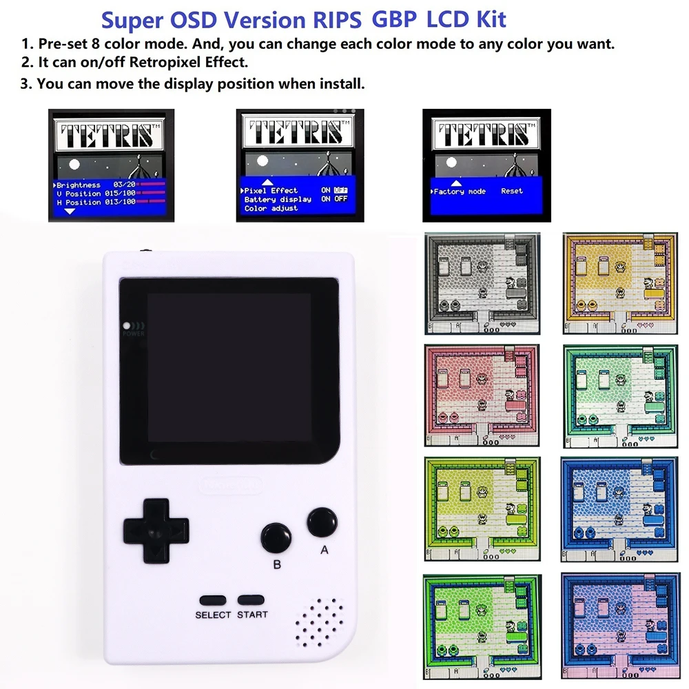 gameboy pocket lcd screen factory