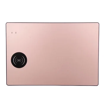 

QI wireless charging mouse pad mini smart wireless mobile phone charging mouse pad anti-skid portable Rose gold