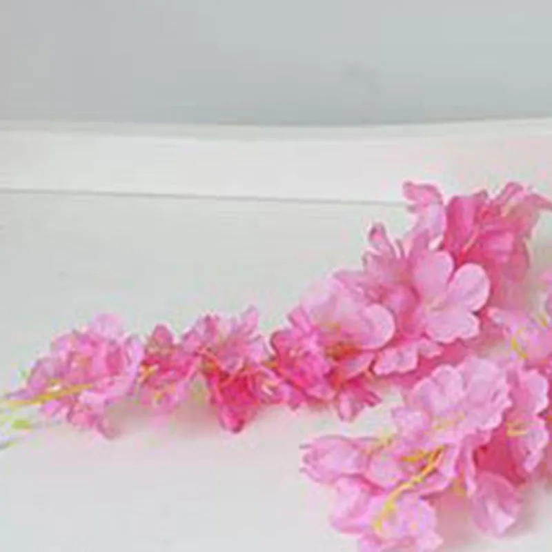 30 см Вишневый цветок лоза Сакура искусственные цветы для вечерние свадебные потолочные Настенные декорации из ротанга Флер искусственное - Цвет: 1